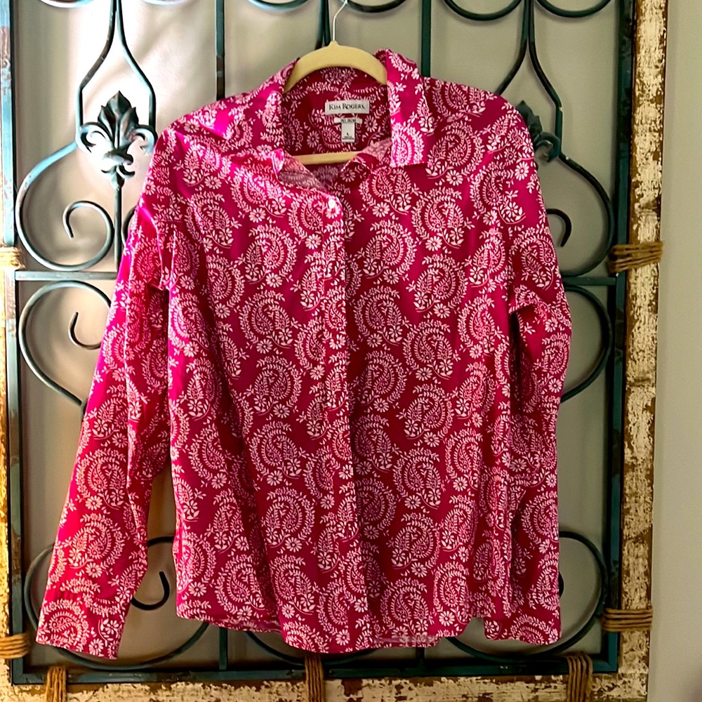 No iron button up